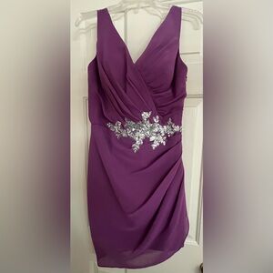 JJs House Elegant Purple Dress for Special Occasions